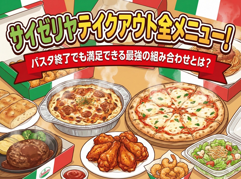 サイゼリヤ テイクアウト 全メニュー