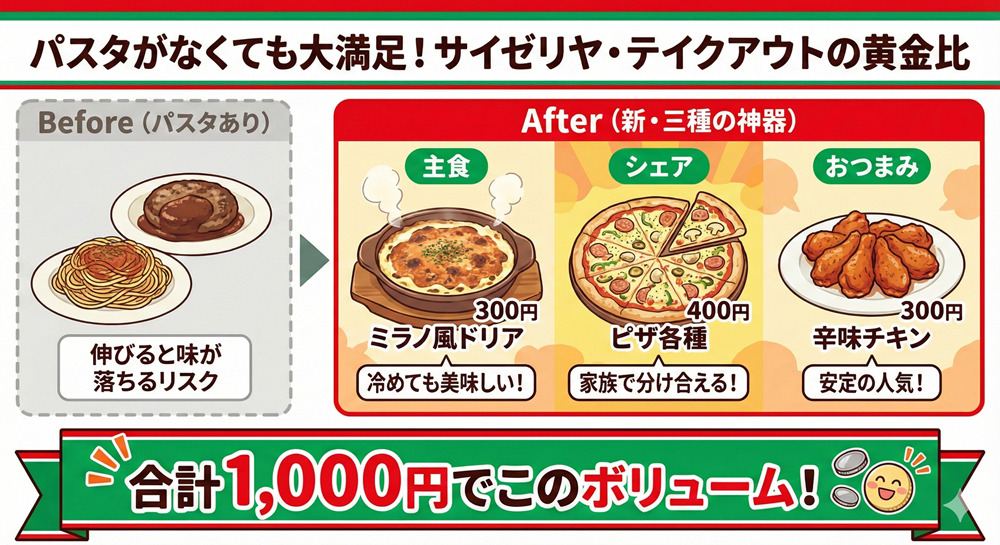 サイゼリヤ テイクアウト 全メニュー