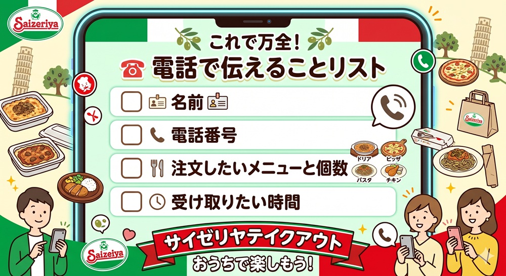サイゼリヤ 持ち帰り