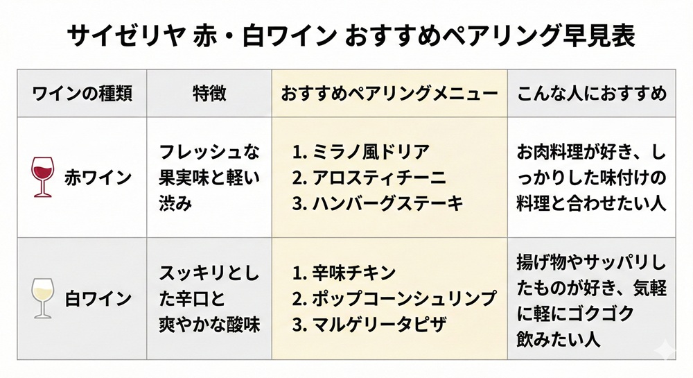 サイゼリヤ ワイン やばい