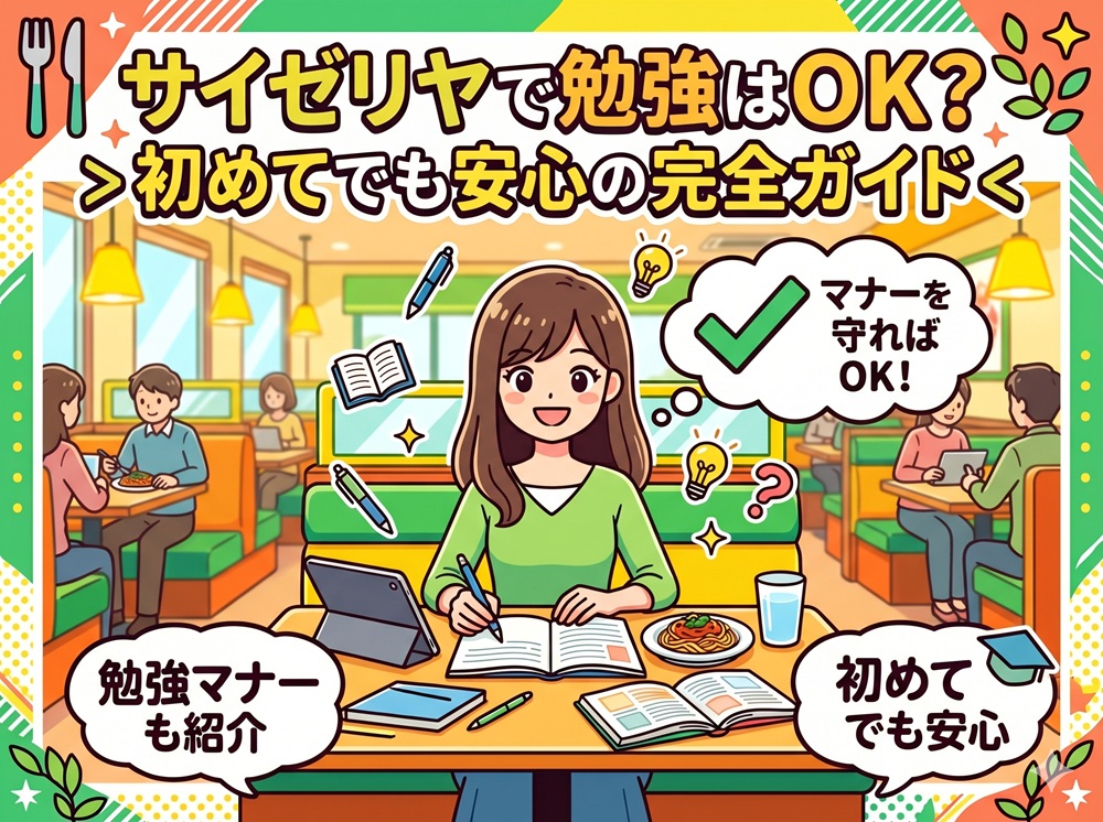 サイゼリヤ 勉強