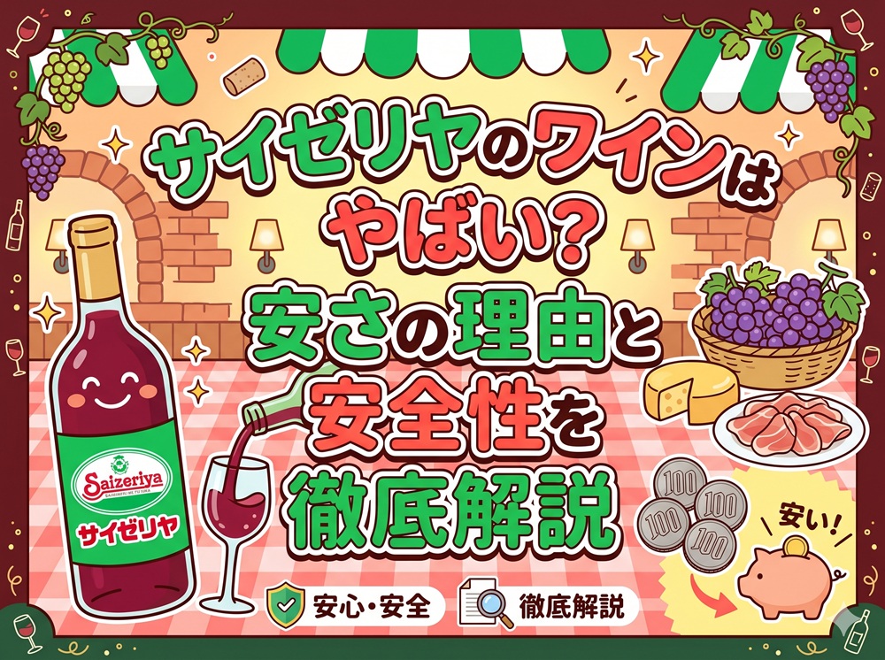 サイゼリヤ ワイン やばい