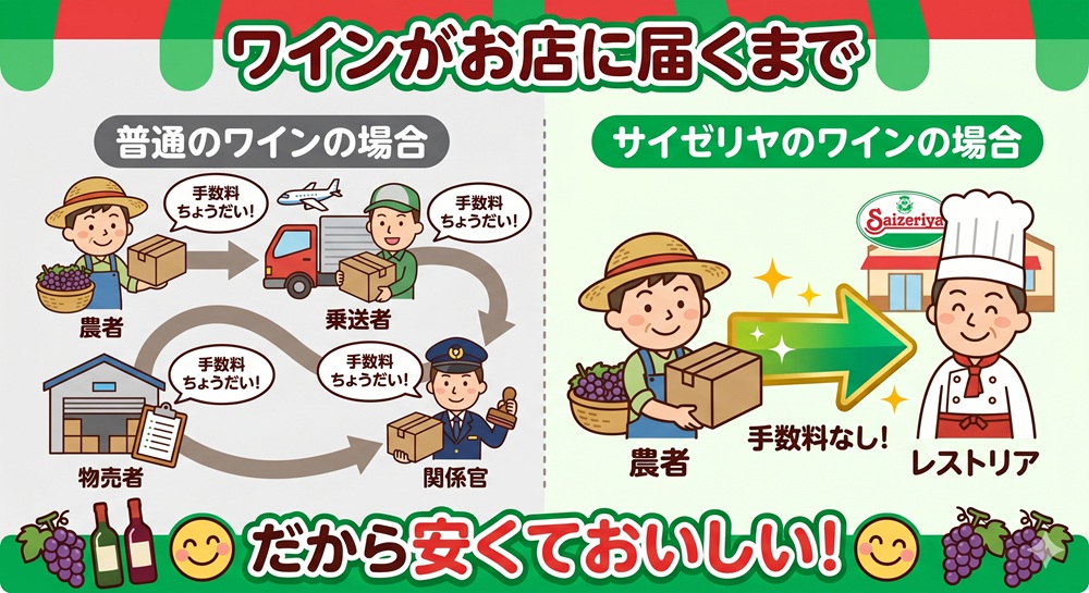 サイゼリヤ ワイン やばい