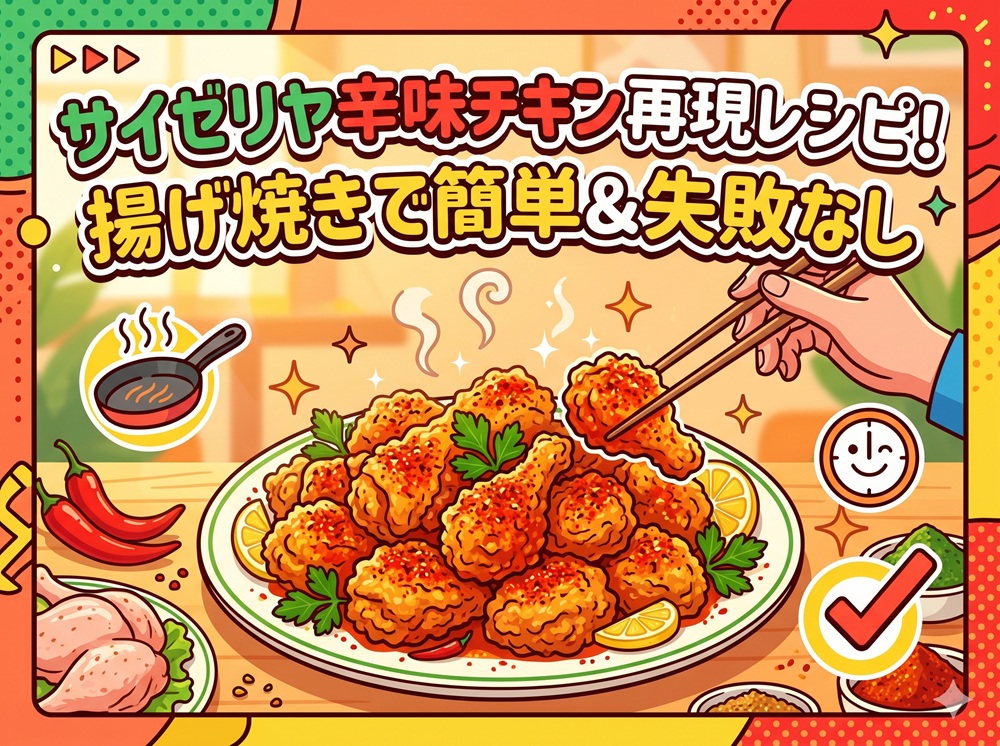 サイゼリヤ 辛味チキン レシピ