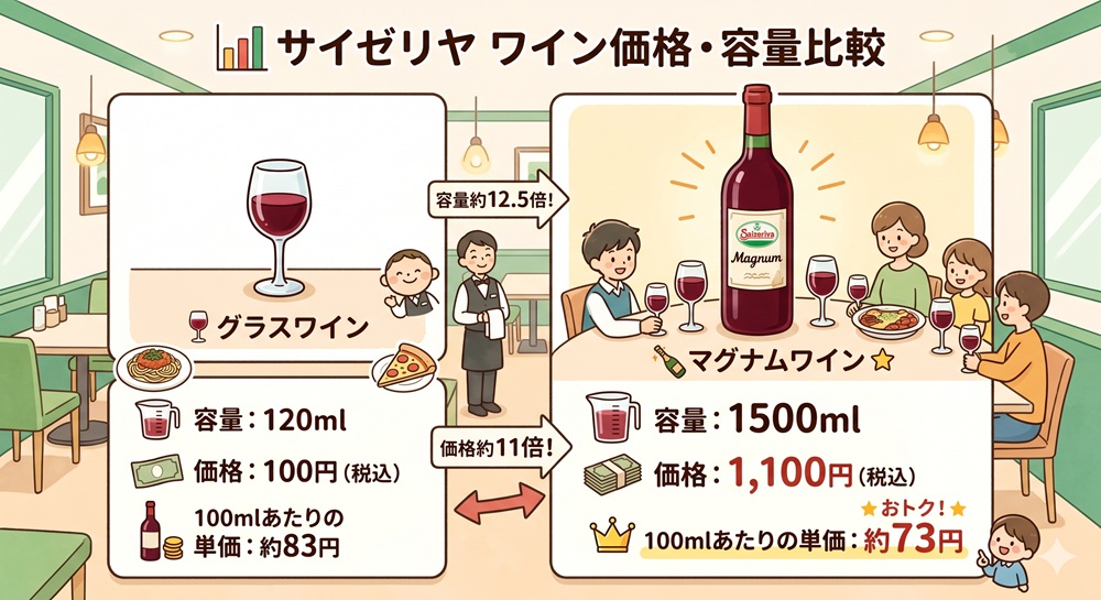 サイゼリヤ マグナム